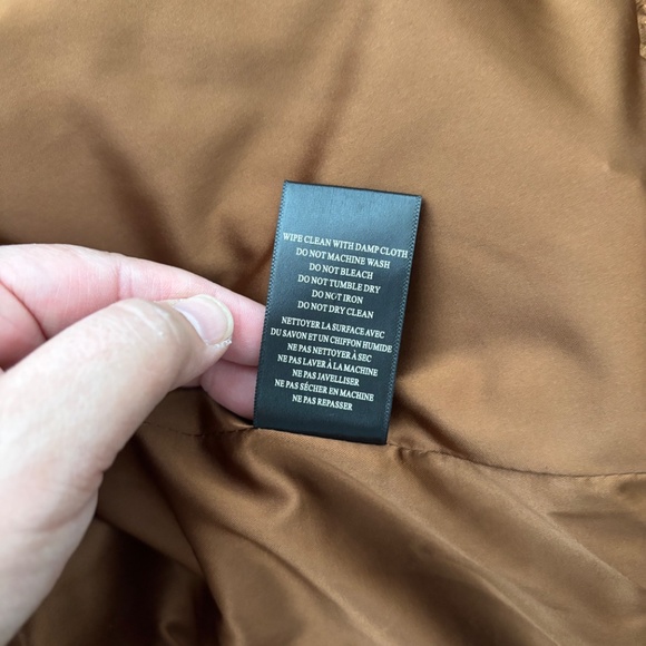 BlankNYC Brown 100% Genuine Suede Moto Jacket - Picture 5 of 8